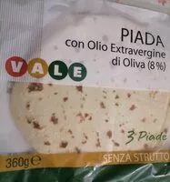 Mängden socker i Piana vale con olio extra vergine d'oliva