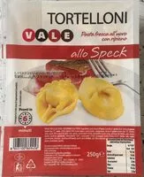 Mängden socker i Tortelloni allo speck