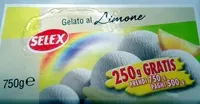 Mängden socker i Selex Gelato al limone