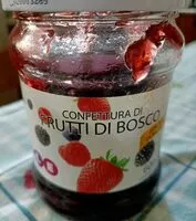 Mängden socker i Confettura di frutti di bosco