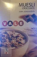Mängden socker i Muesli croccante con cioccolato