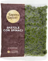 Mängden socker i Saper di sapori spaztle freschi con spinaci