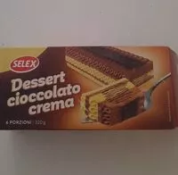 Mängden socker i Dessert cioccolato crema