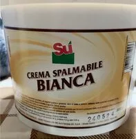 Mängden socker i crema spalmabile bianca