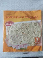 Mängden socker i Piadina sottilissima sfogliata