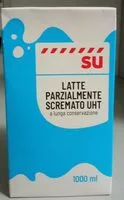 Mängden socker i Su Latte Parzialmente Scremato UHT