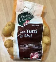 Mängden socker i Patate pasta gialla