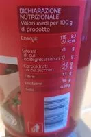 Mängden socker i Sauce tomate