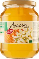 Mängden socker i Miele di acacia