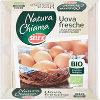 Mängden socker i Natura chiama uova fresche di vario calibro biologiche