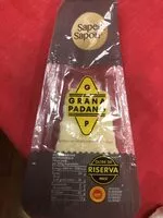 Mängden socker i Grana Padano riserva 20 mesi