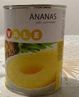 Mängden socker i Ananas allo sciroppo