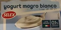 Mängden socker i Yogurt magro bianco Selex 0,1% grassi