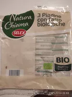 Mängden socker i Piadine con farro biologiche