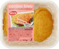 Mängden socker i Cordon bleu con cotto di tacchino e formaggio porzioni