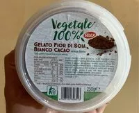 Mängden socker i Gelato fior di soia bianco cacao