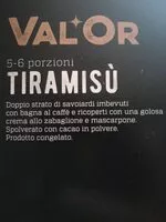 Mängden socker i Tiramisù