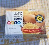 Mängden socker i 6 uova fresche categoria A