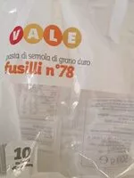 Mängden socker i Fusilli n78