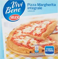 Mängden socker i Vivi bene pizza margherita integrale surgelata