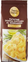 Mängden socker i Saper di sapori patatine doppia cottura al rosmarino