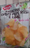 Mängden socker i patatine Gusto pepe rosa e lime