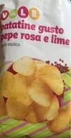 Mängden socker i Patatine gusto pepe rosa e lime