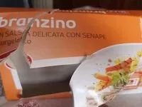 Mängden socker i Branzino in salsa delicata con senape