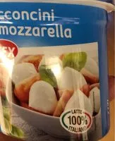 Mängden socker i Bocconcini di mozzarella
