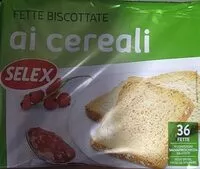 Mängden socker i Fette biscottate ai cereali