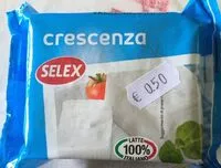 Mängden socker i crescenza
