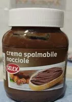 Mängden socker i Crema spalmabile nocciole