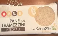 Mängden socker i Pane per tramezzini integrale