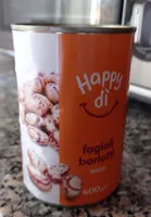 Mängden socker i Happy dì fagioli borlotti