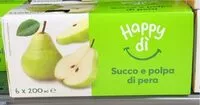Mängden socker i Happy Succo e Polpa di Pera