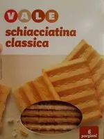 Mängden socker i Schiacciatina classica