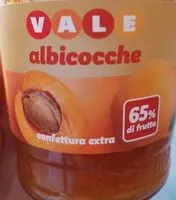 Mängden socker i Confettura extra 65% di frutta