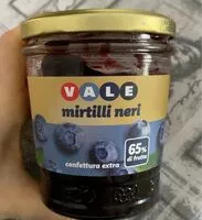 Mängden socker i Confettura extra mirtilli neri