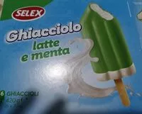 Mängden socker i Ghiacciolo latte e menta