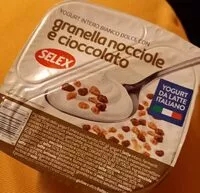 Mängden socker i Yogurt intero bianco dolce con granella nocciole e cioccolato