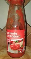 Mängden socker i Passata pomodoro