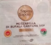 Mängden socker i Mozzarella di bufala Campana DOP