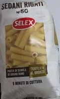 Mängden socker i Sedani rigati