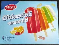 Mängden socker i Ghiaccioli addortiti