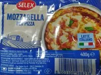 Mängden socker i Mozzarella per pizza