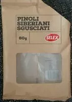 Mängden socker i Pinoli siberiani sgusciati