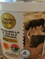 Mängden socker i Mozzarella di bufala campana