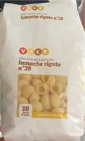 Mängden socker i Lumache rigate numero 39