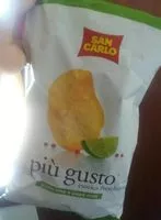 Mängden socker i Chips au citron vert et poivre rouge