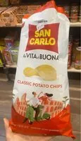 Mängden socker i San Carlo Classic Potato Chip